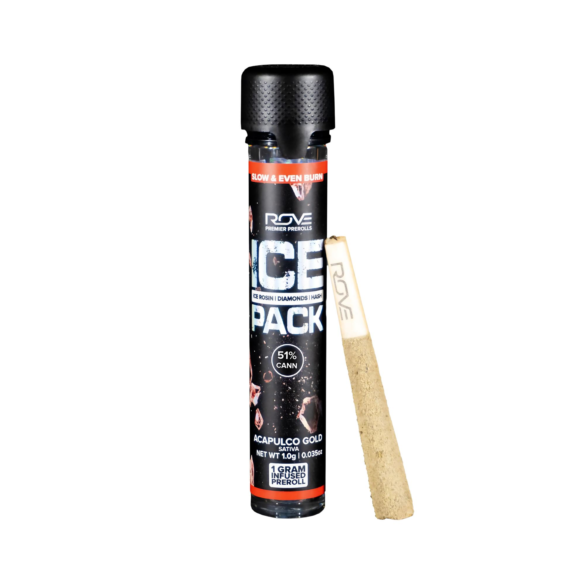 1G THC - ICE PACK - INFUSED PREROLL 