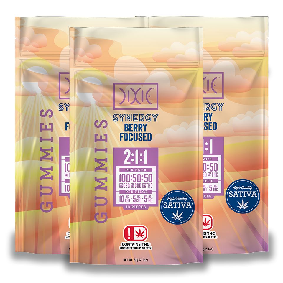 100MG CBG/50MG THC/50MG CBD - 2:1:1 - GUMMIES