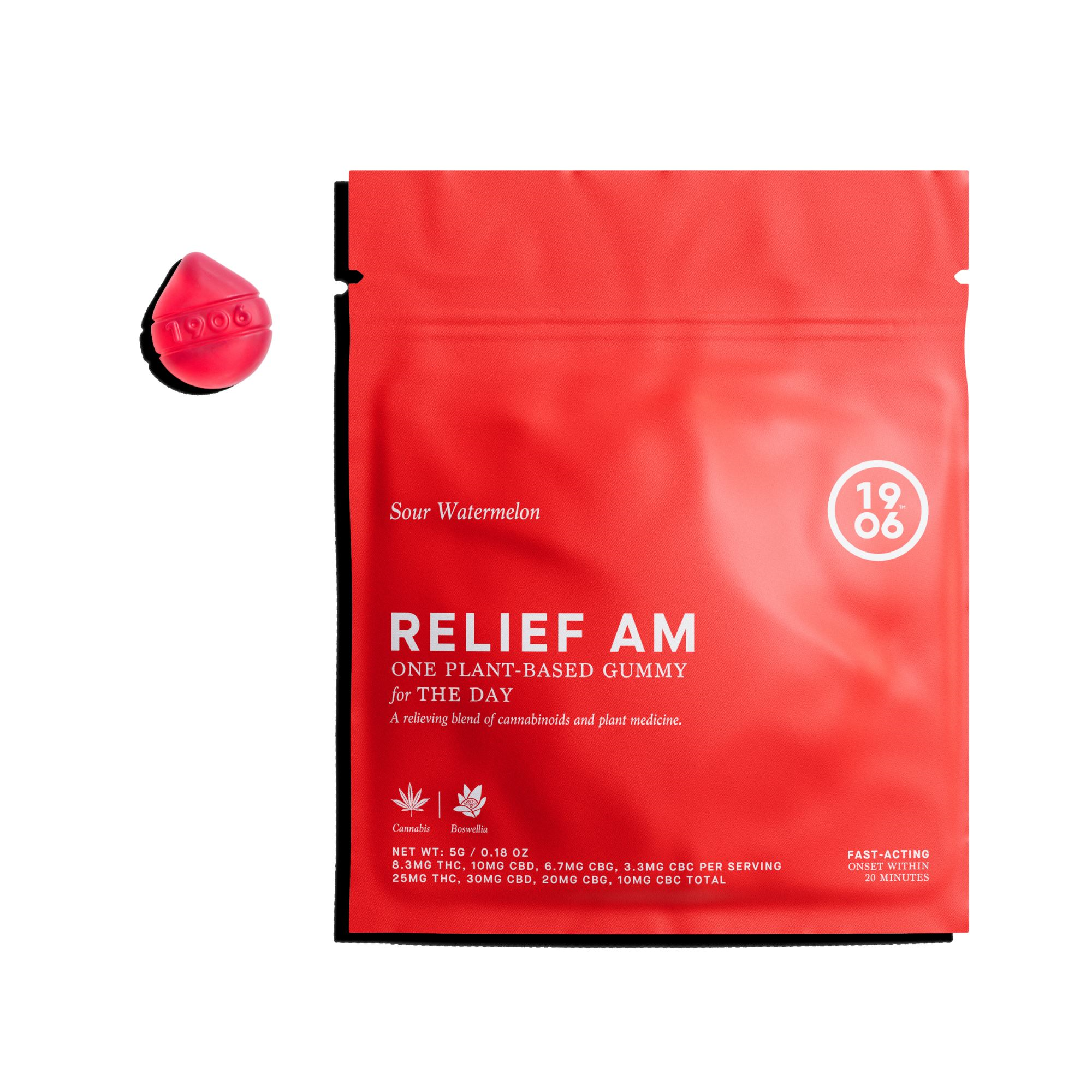250MG THC - RELIEF AM - GUMMIES