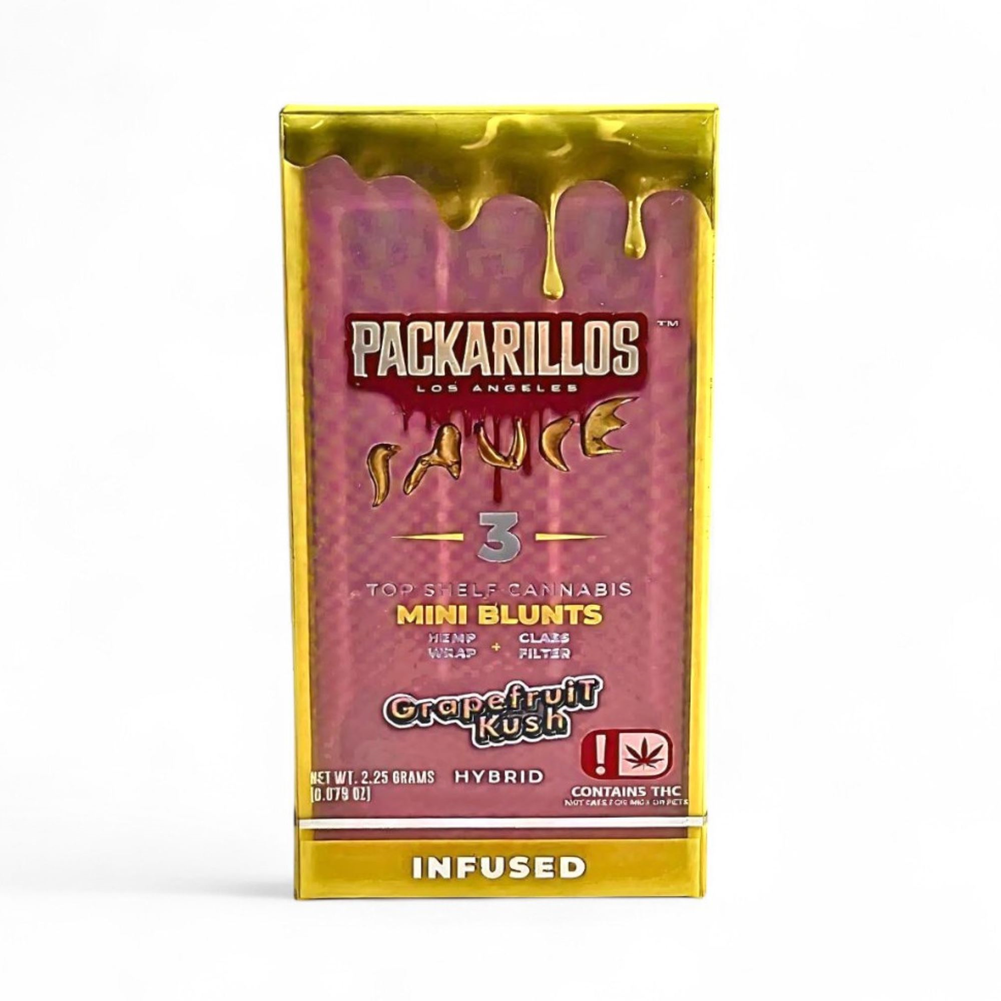 .75G THC - X3 - PACKARILLOS - INFUSED BLUNTS